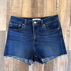 Levi's Dark‎ Blue Jean Shorts